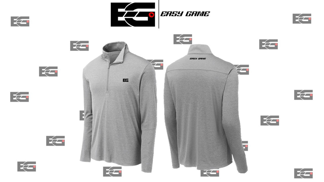 LW Light Gray Quarter Zip