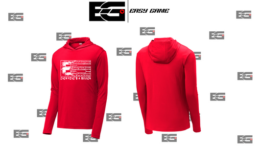 EGC/Sinner - Lightweight Hoodie Red (Scripture)